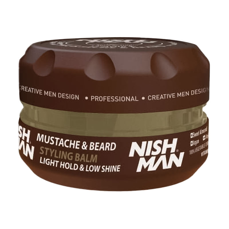 Бальзам для укладання бороди та вусів Nishman Beard &amp; Mustache Styling Balm, 100 мл